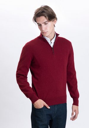 mezzo-collo-con-zip-cuoio-rosso-cashmere-vendita-online-somers